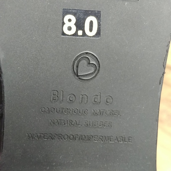 NIB Blondo Leather Ankle Booties 8 Waterproof - Picture 13 of 16